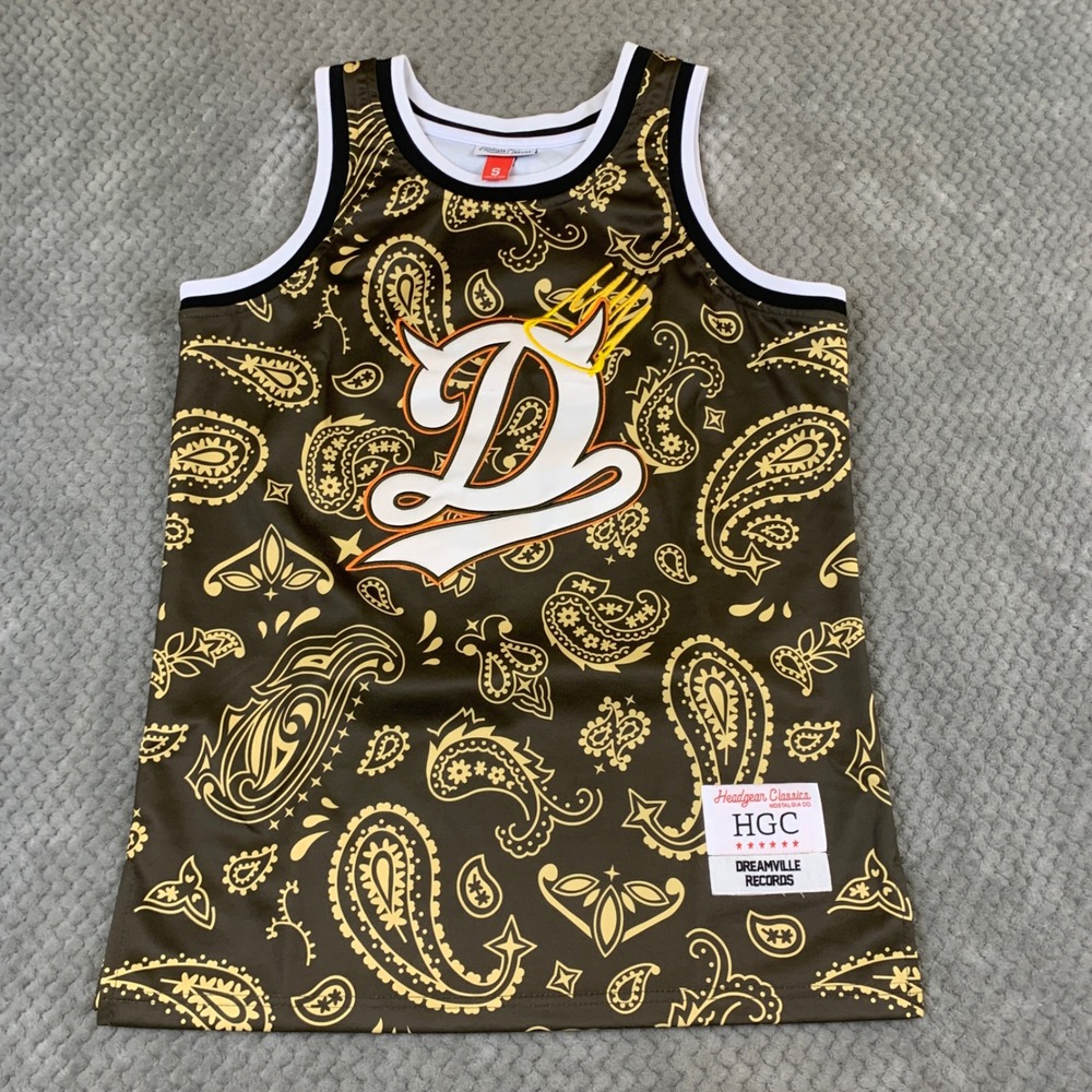 Headgear Classics Dreamville Born Sinner 15 Jersey Mens S J Cole Paisley Olive